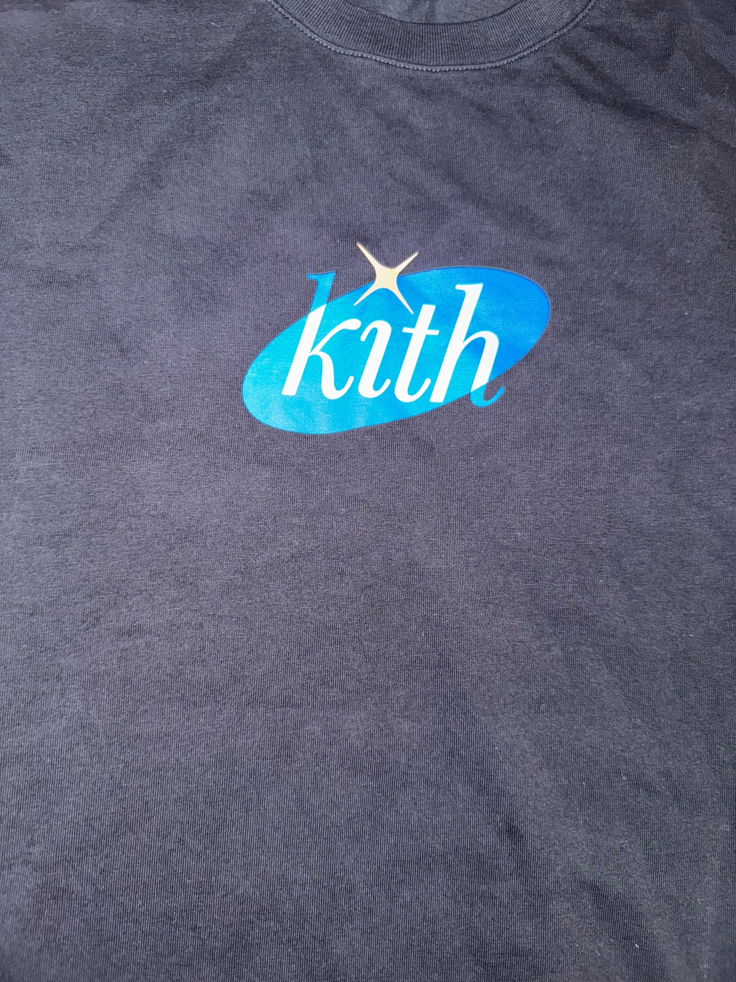 Kith Retro Logo Tee Black