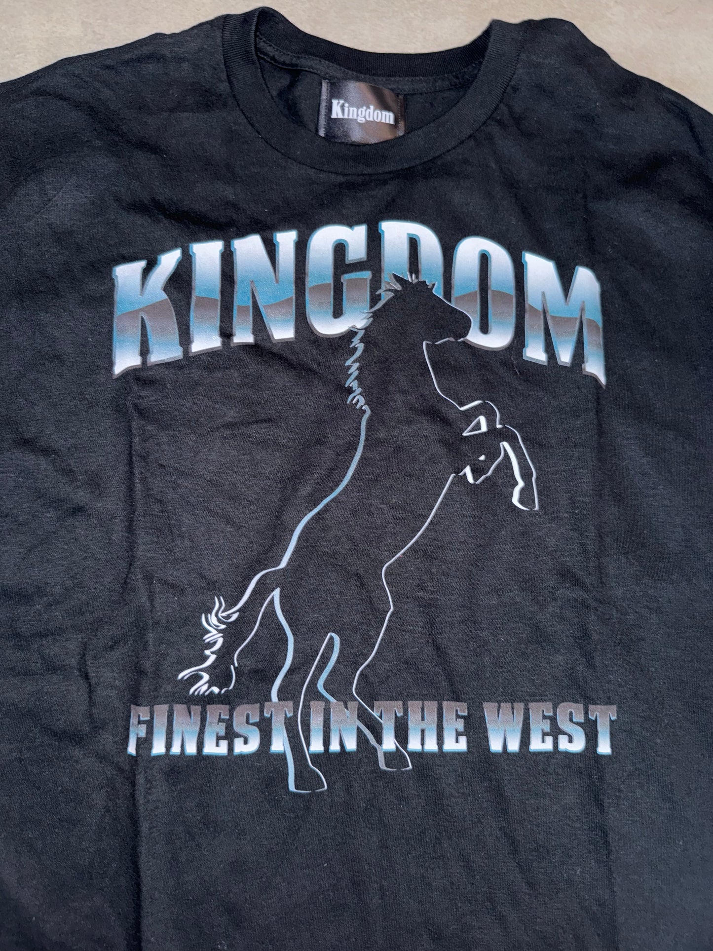 Kingdom tee Finest in the West Black