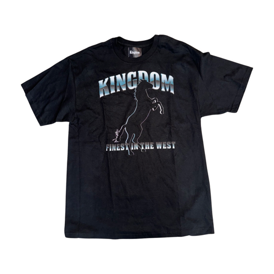 Kingdom tee Finest in the West Black