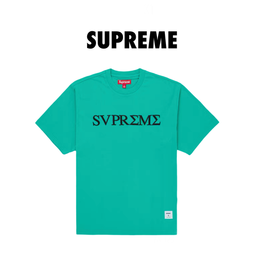 Supreme Greek Tee Green