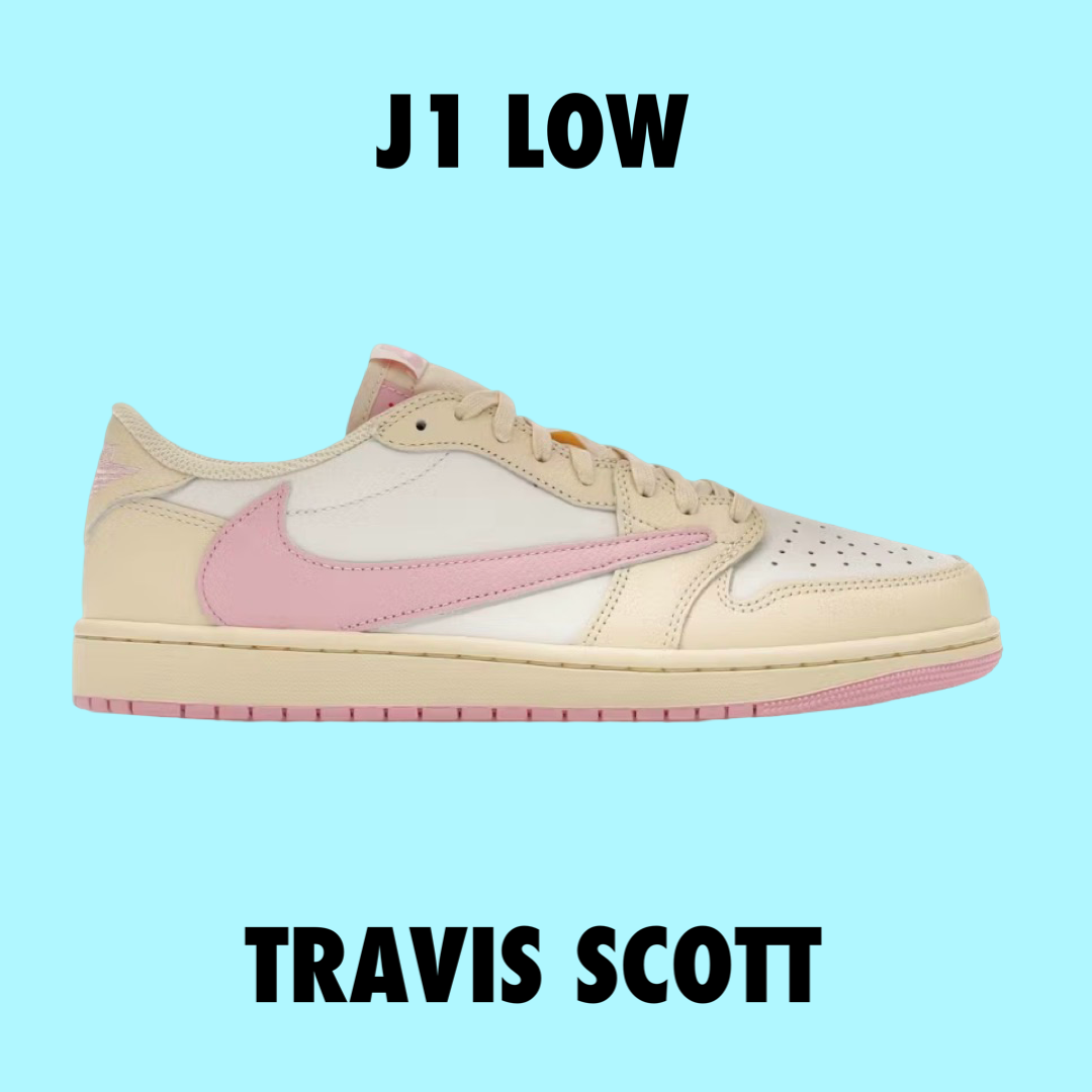 Jordan 1 Retro Low OG SP Travis Scott Shy Pink