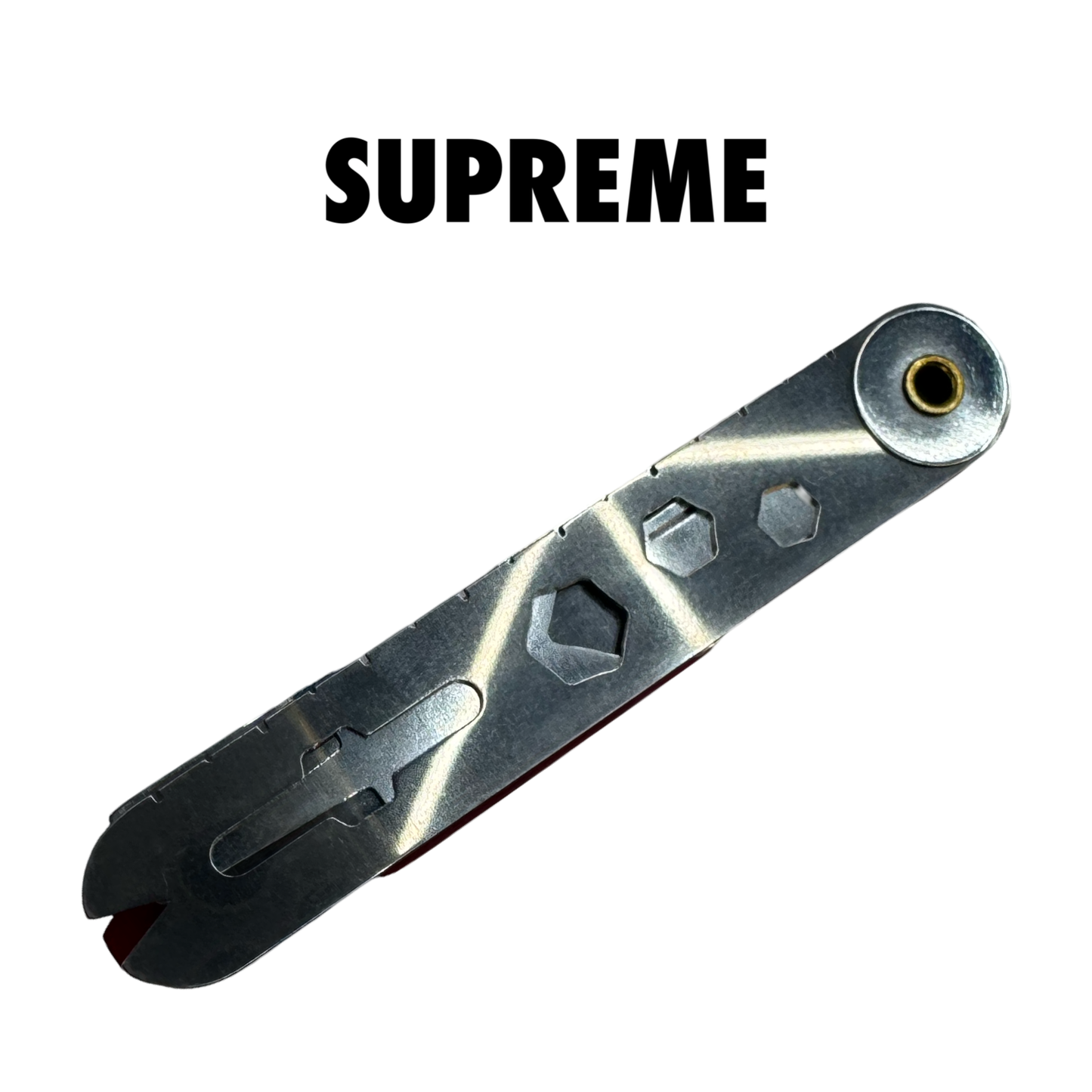 Supreme/Swiss Advance Crono N5 Pocket Knife Red FW21