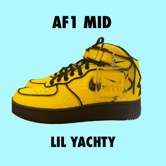Nike Air Force 1 Mid Lil Yachty Concrete Boys Opti Yellow