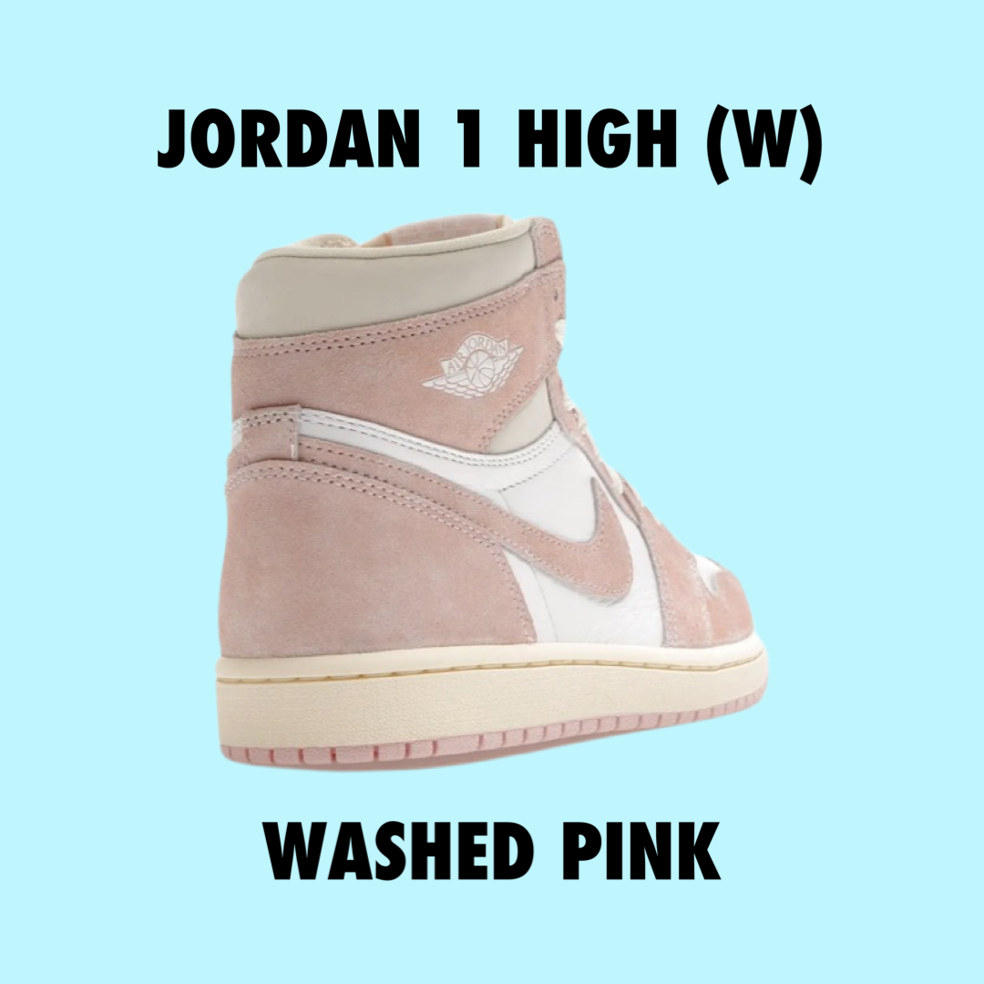 Jordan 1 High (w) Washed Pink