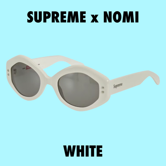Supreme x NOMI Sunglasses White