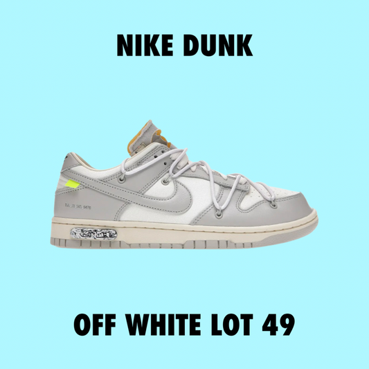 Nike x Off White dunk LOT 49