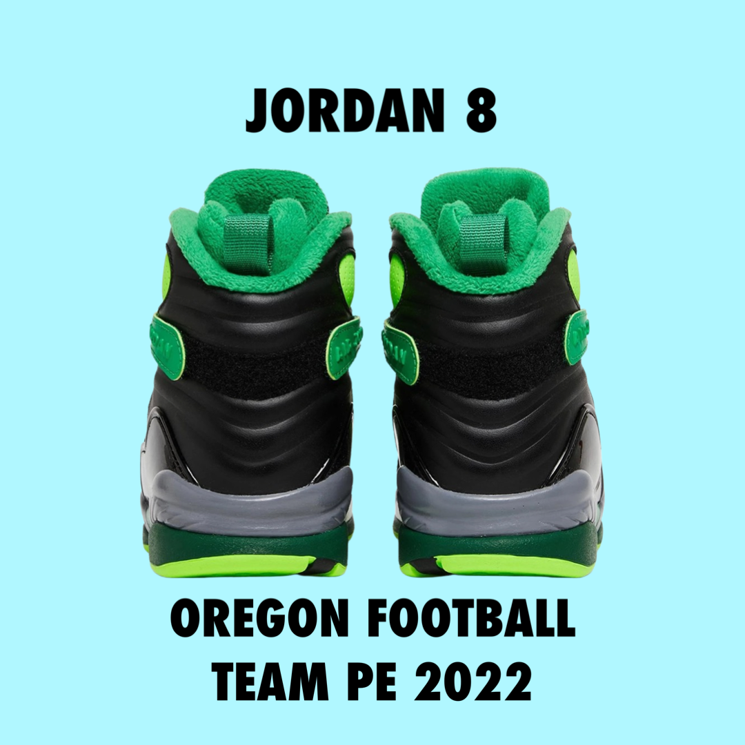 Jordan 8 Oregon PE Black