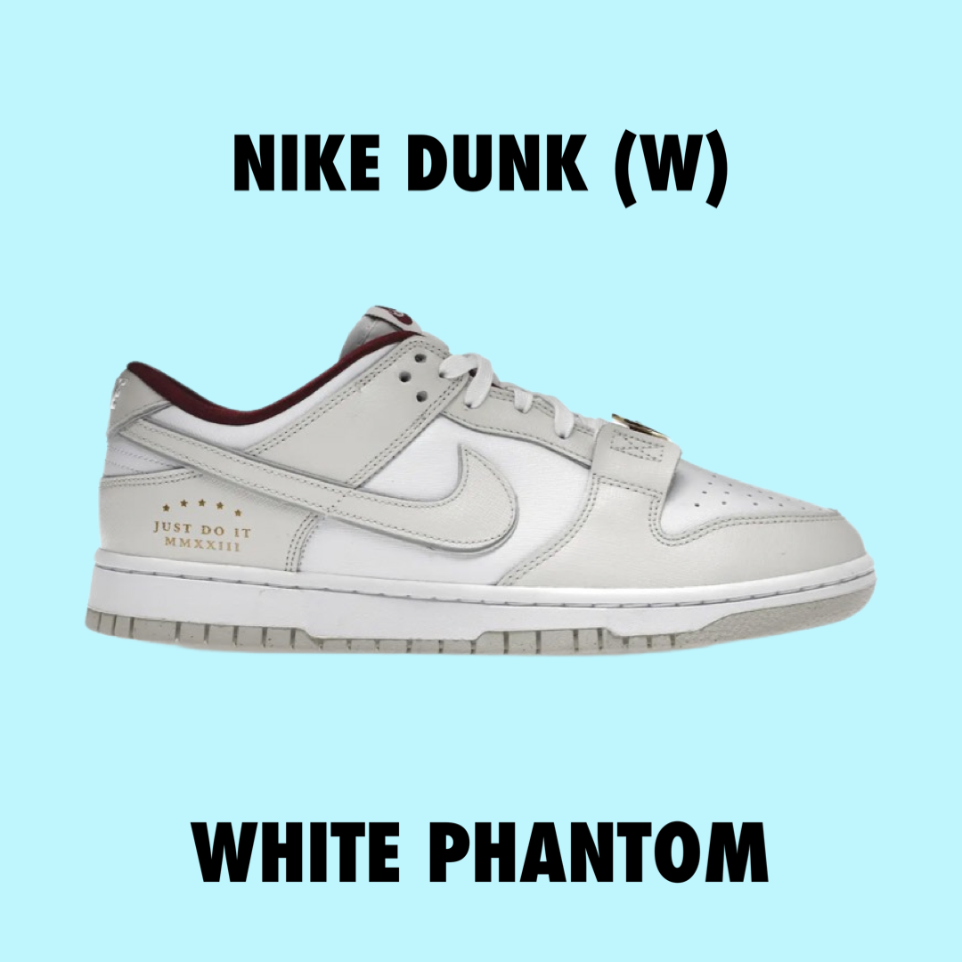 Nike Dunk Low (w) White Phantom