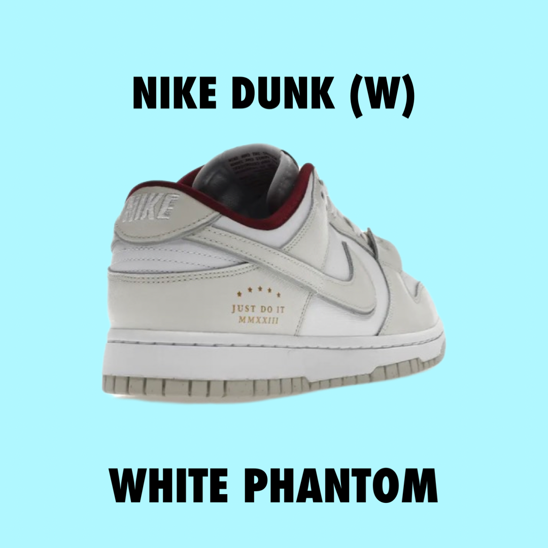 Nike Dunk Low (w) White Phantom