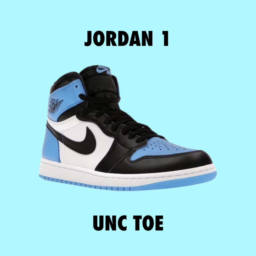 Jordan 1 UNC Toe