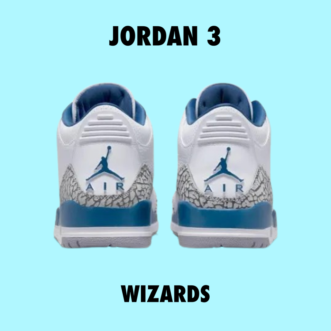 Jordan 3 Wizards