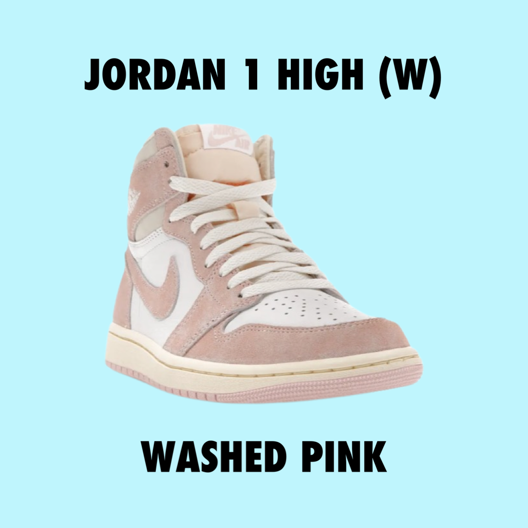 Jordan 1 High (w) Washed Pink