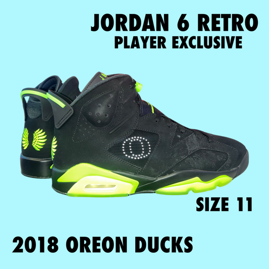 Jordan 6 Oregon PE 2018