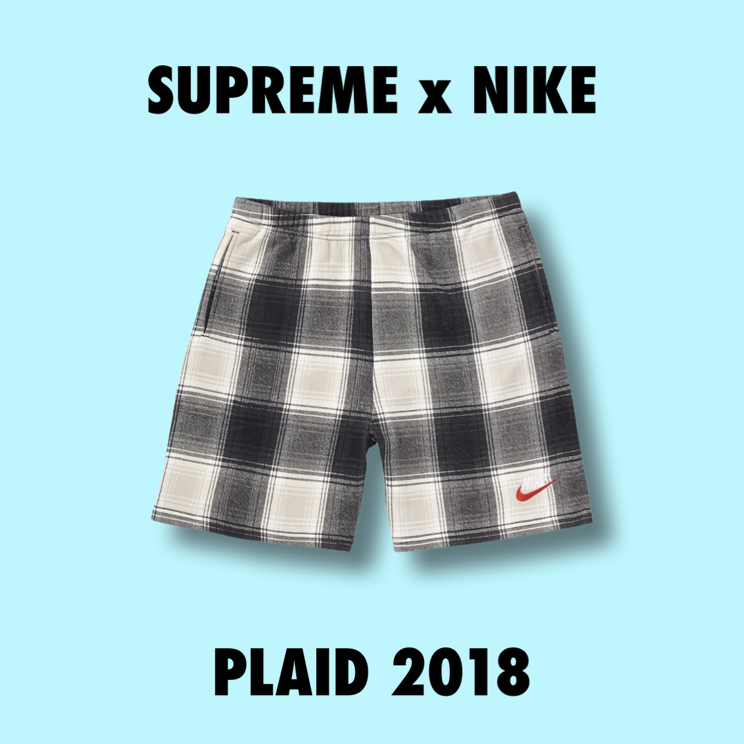 Supreme x Nike Plaid Shorts