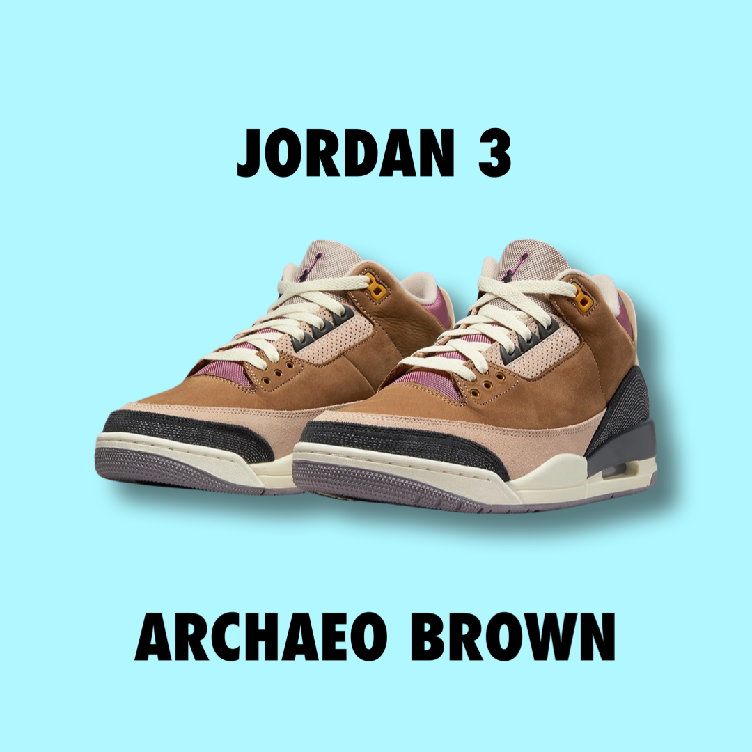 Jordan 3 Archaeo Brown
