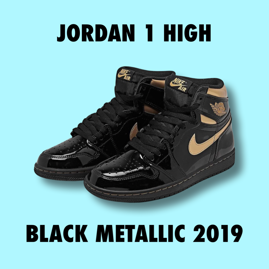 Jordan 1 High Black Metallic 2019