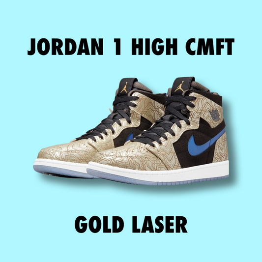 Jordan 1 High CMFT Gold Laser