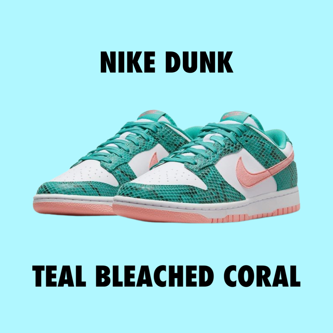 Nike Dunk Teal Bleached Coral
