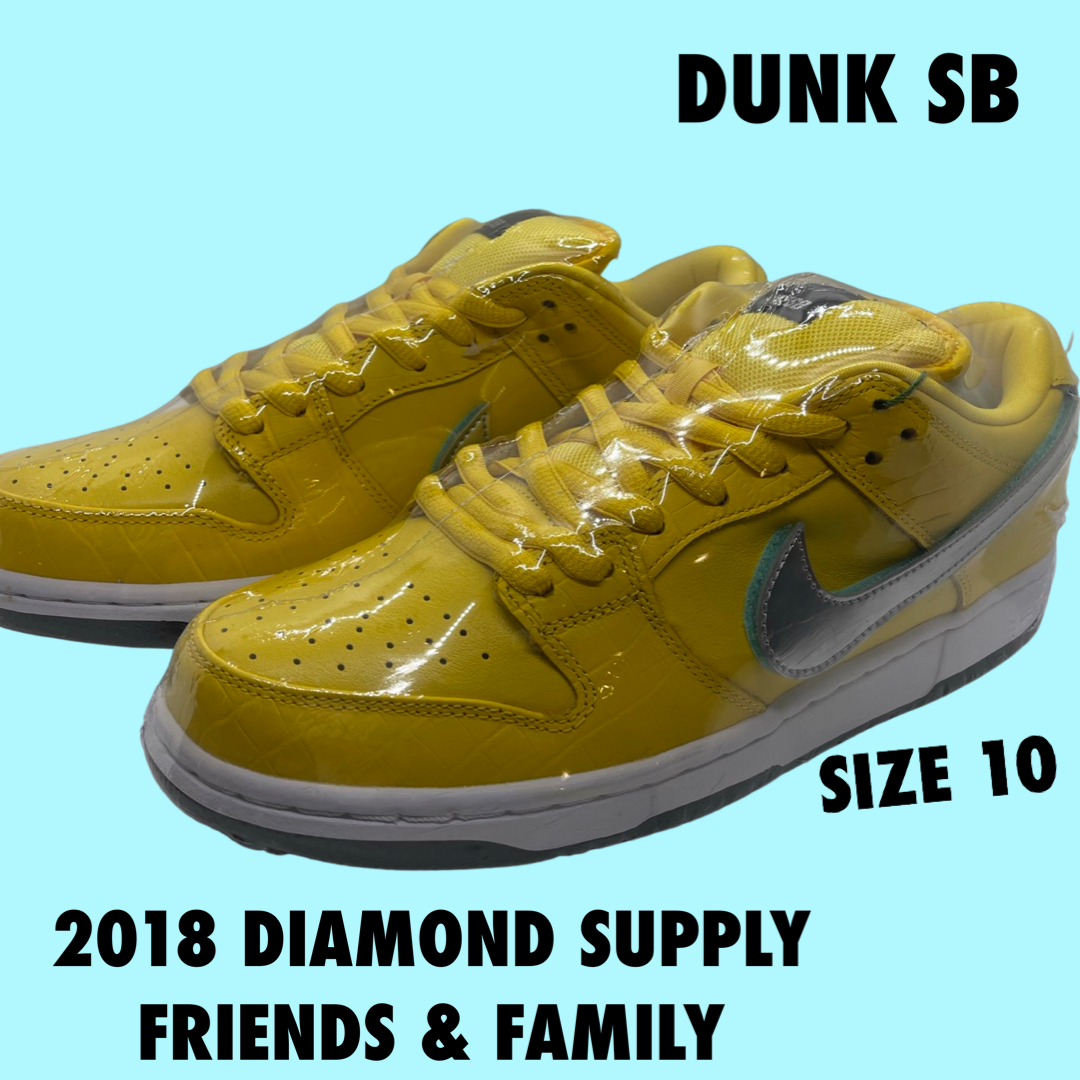 2018 Diamond Dunk SB F&F Canary Yellow