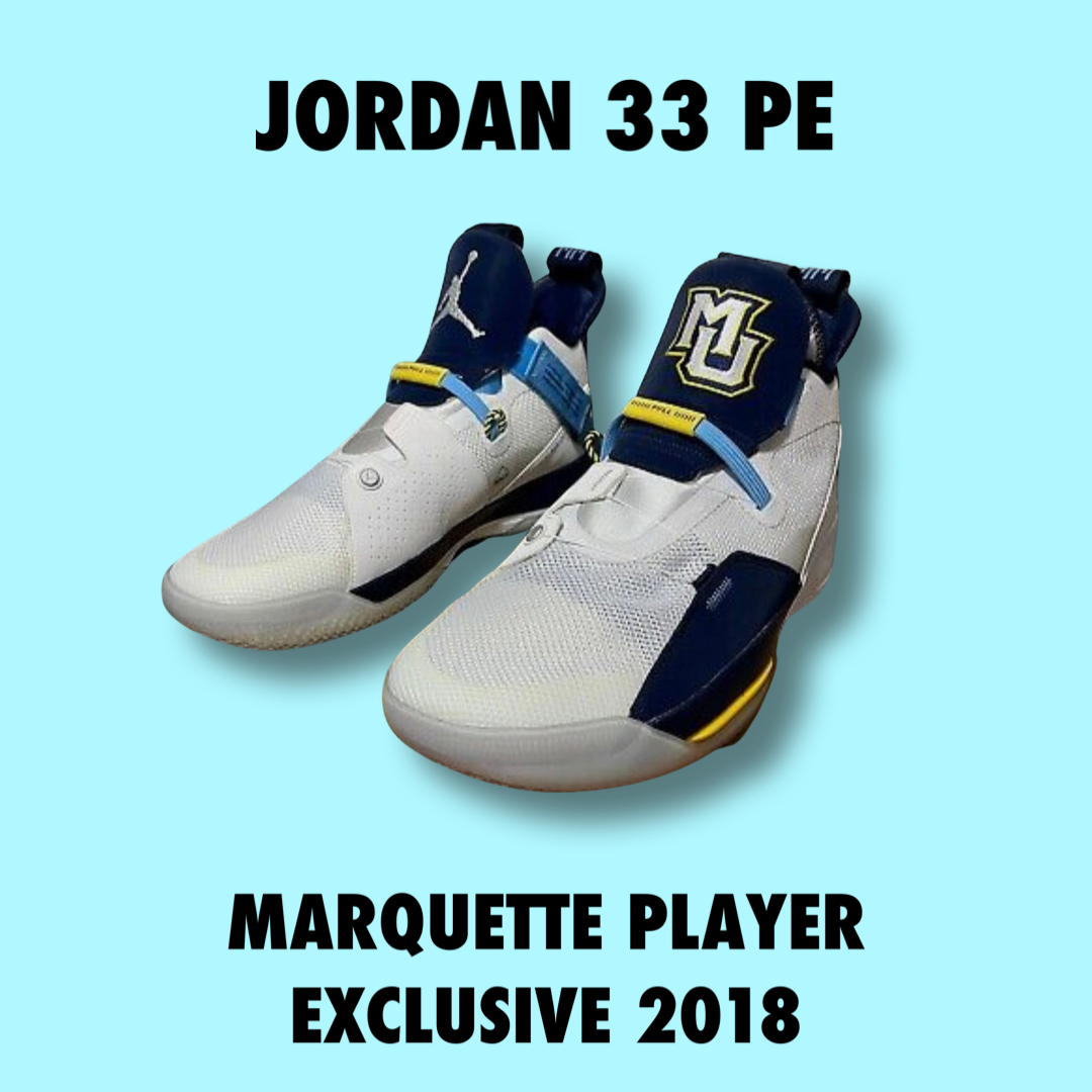 Jordan 33 Marquette Player Exclusive