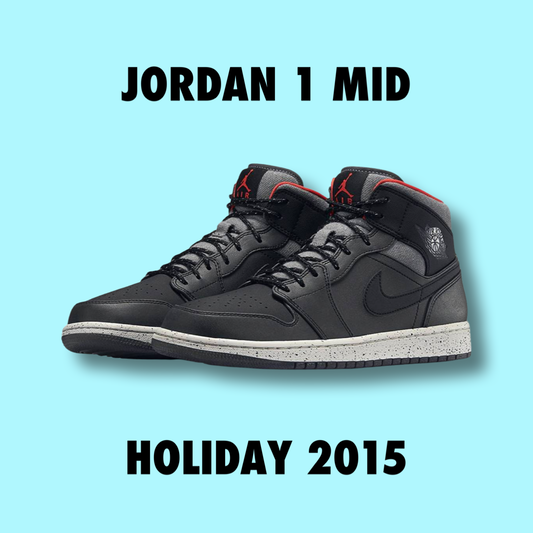 Jordan 1 Mid Holiday 2015
