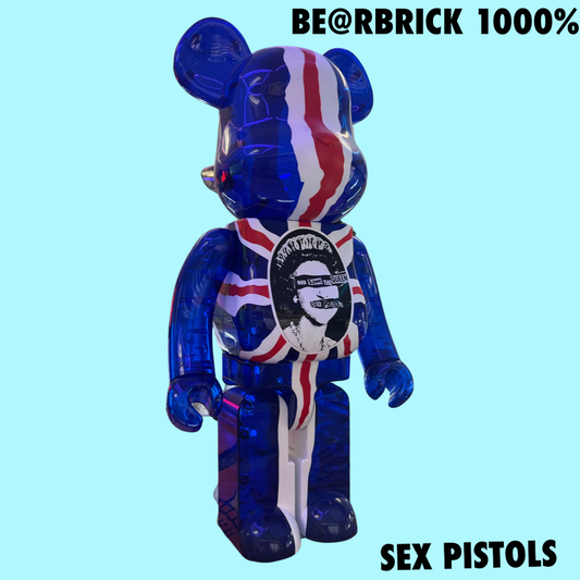 Bearbrick x Sex Pistols God Save The Queen Clear Version 1000%