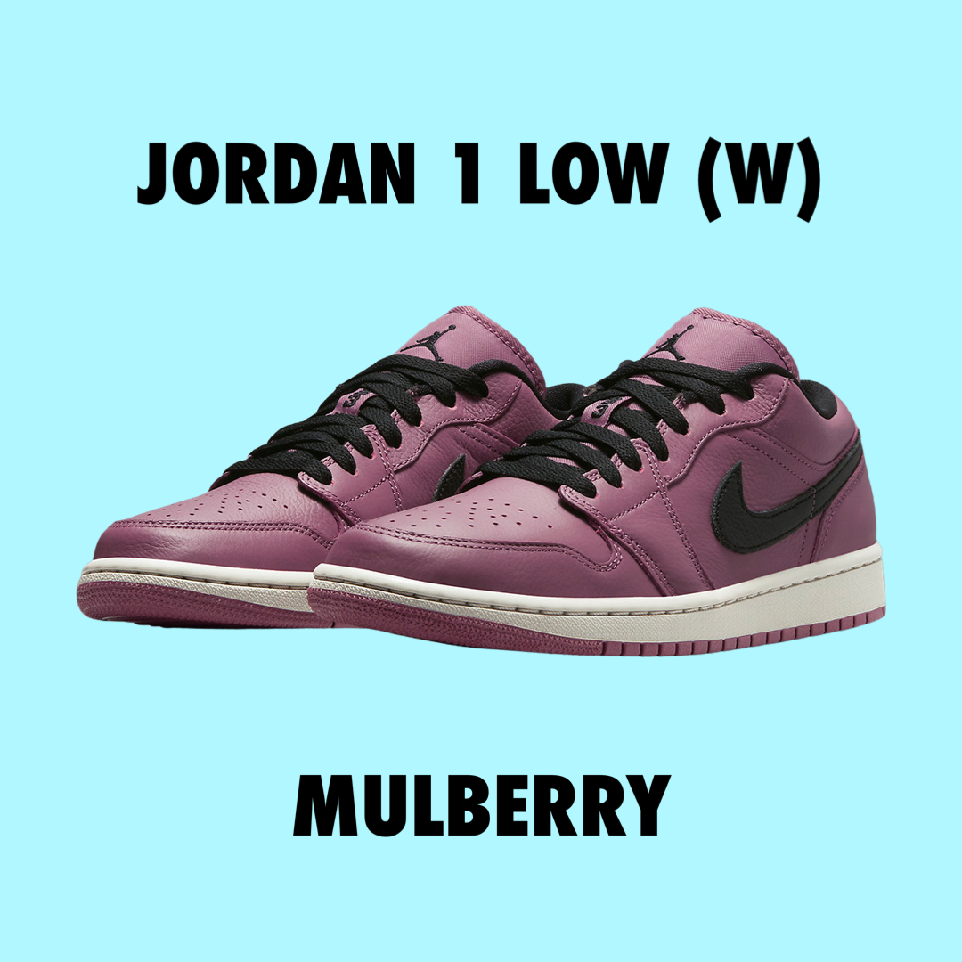 Jordan 1 low Mulberry (W)