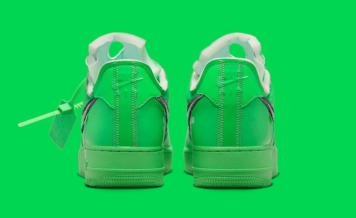 Nike Air Force 1 Low Off white Brooklyn (Light Green Spark) size 6.5