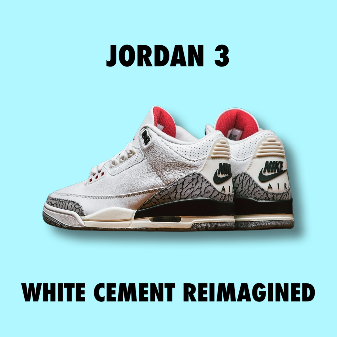 Jordan 3 Reimagined White Cement 2023