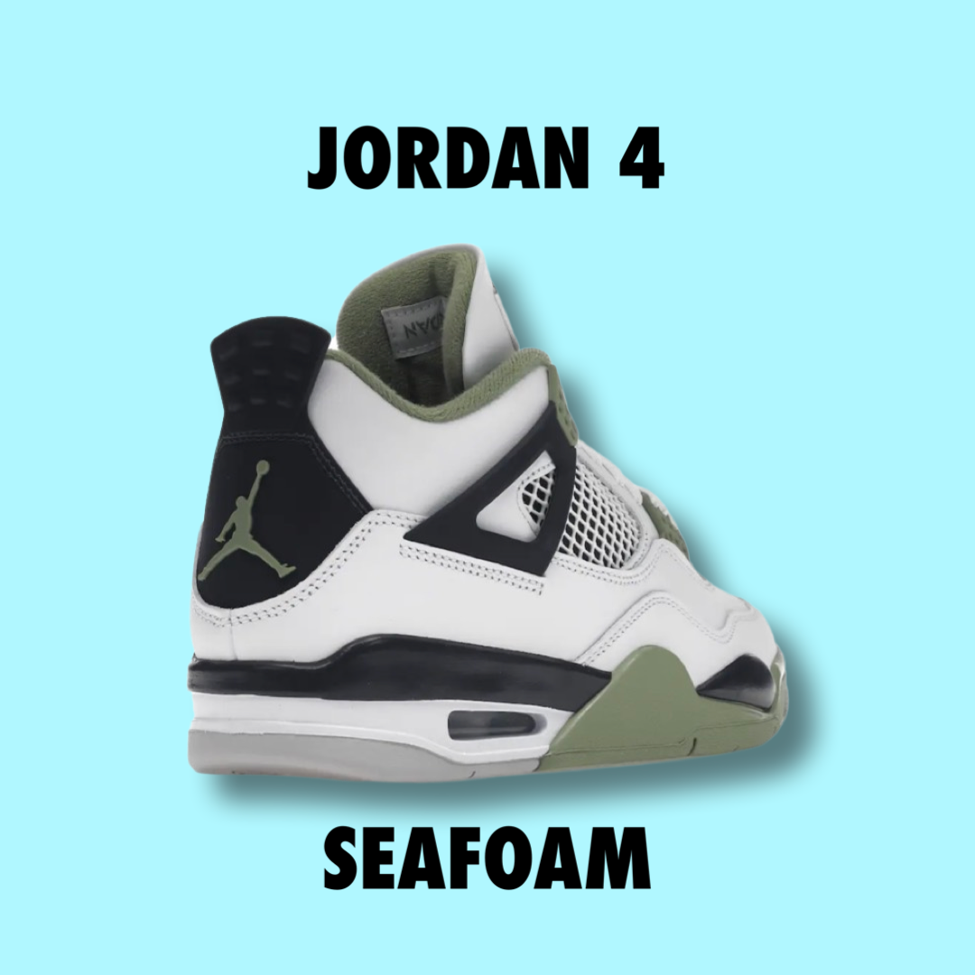 Air Jordan 4 Retro Seafoam Sneakers