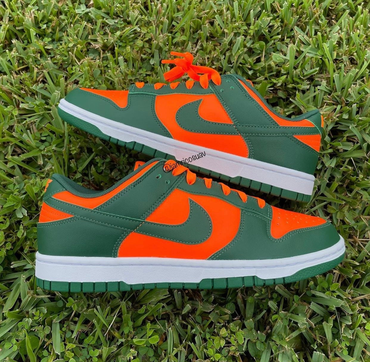 Nike shops Dunks Miami Hurricanes