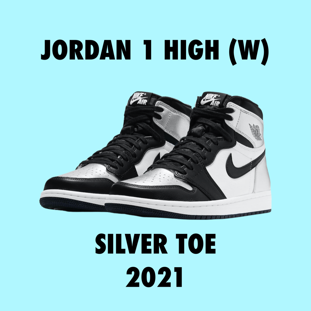 Jordan 1 High (W) Sillver Toe