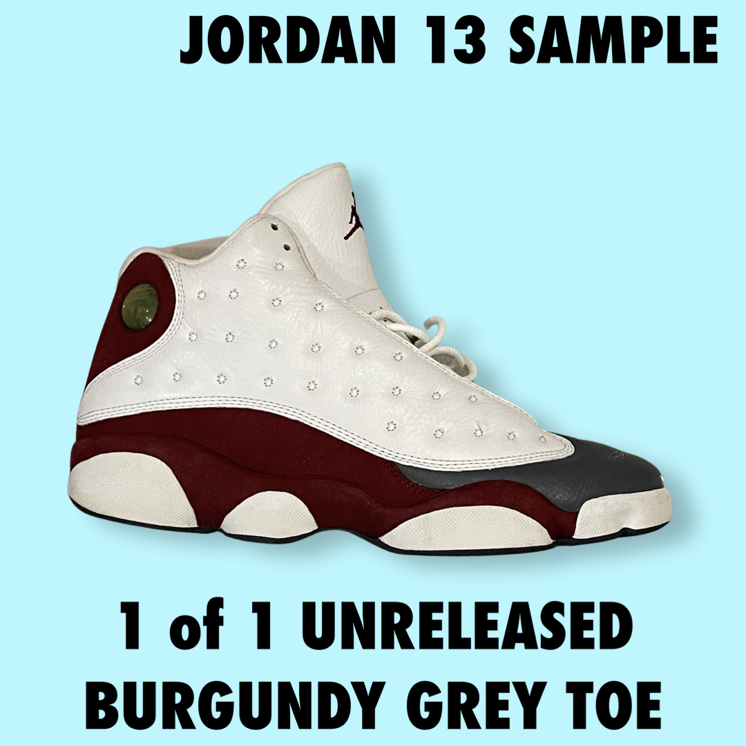 SAMPLE Jordan 13 1 of1 unreleased color sample 2005
