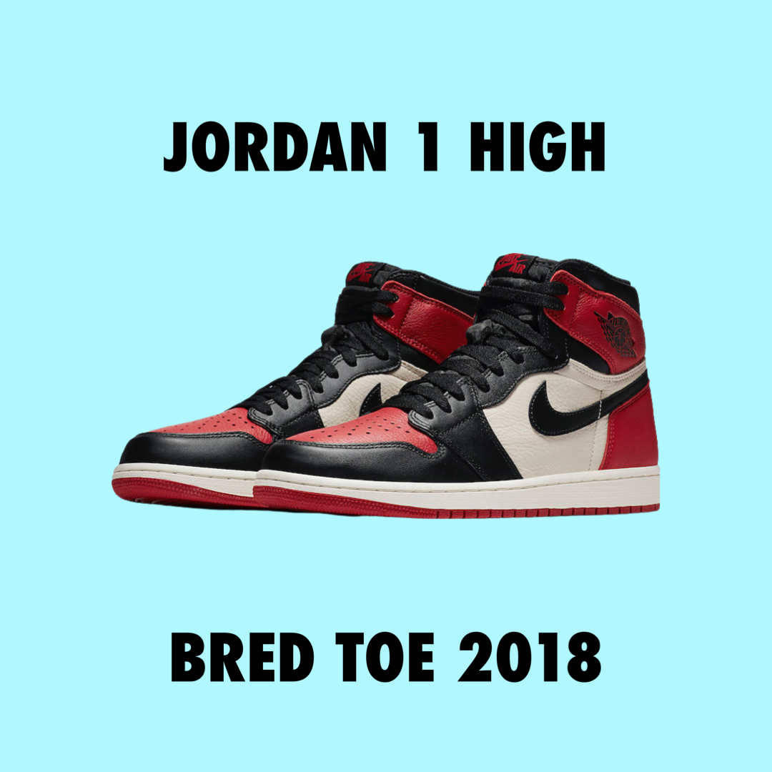 Jordan 1 High Bred Toe 2018