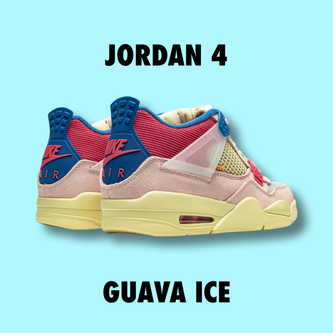 UNION × NIKE AIR JORDAN 4 GUAVA Nike Air Jordan 4 Retro x Union LA Mid Guava Ice AJ4 Union
