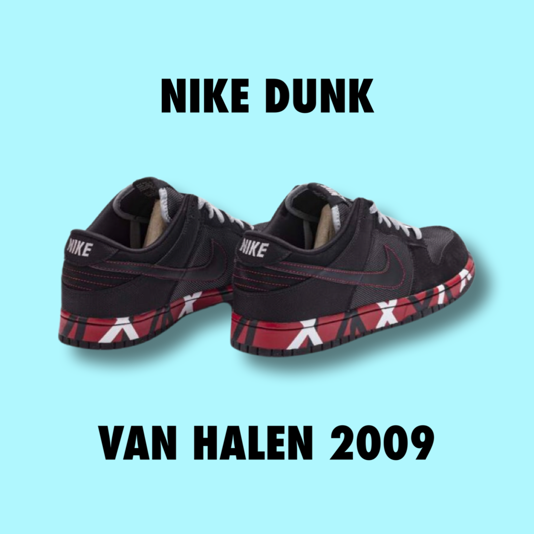 Van toepassing zijn uitdrukken zoals dat Nike Dunk “Van Halen – Drexlers