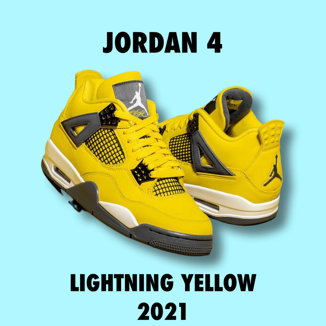 Jordan 4 Lightning Yellow